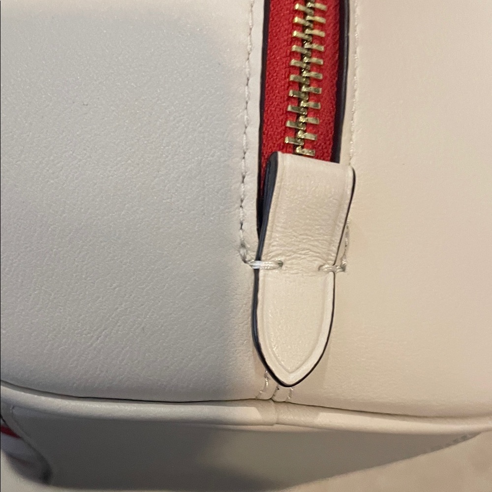 Coach Cream Cherry Print Mini Bag - Picture 11 of 12